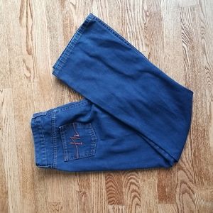 (28) Tommy Jeans Y2K Vintage Belted J Flare Dark Wash Denim Jeans Retro Y2K